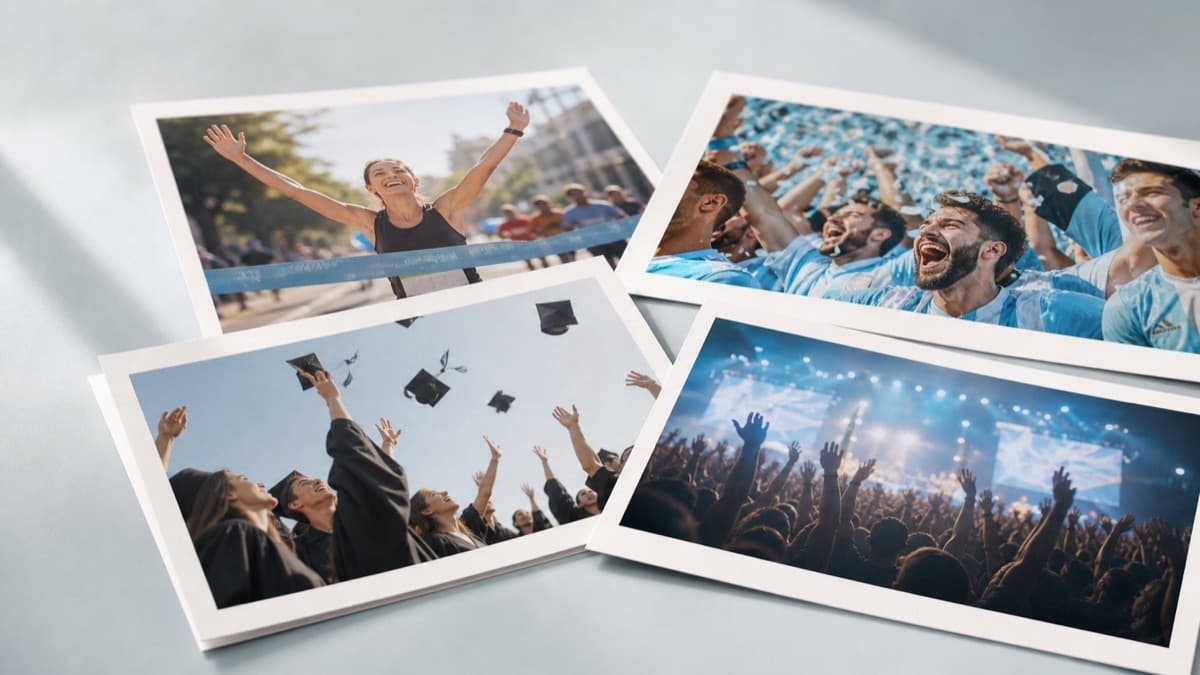 Fotos impressas de eventos prontas para envio ao cliente